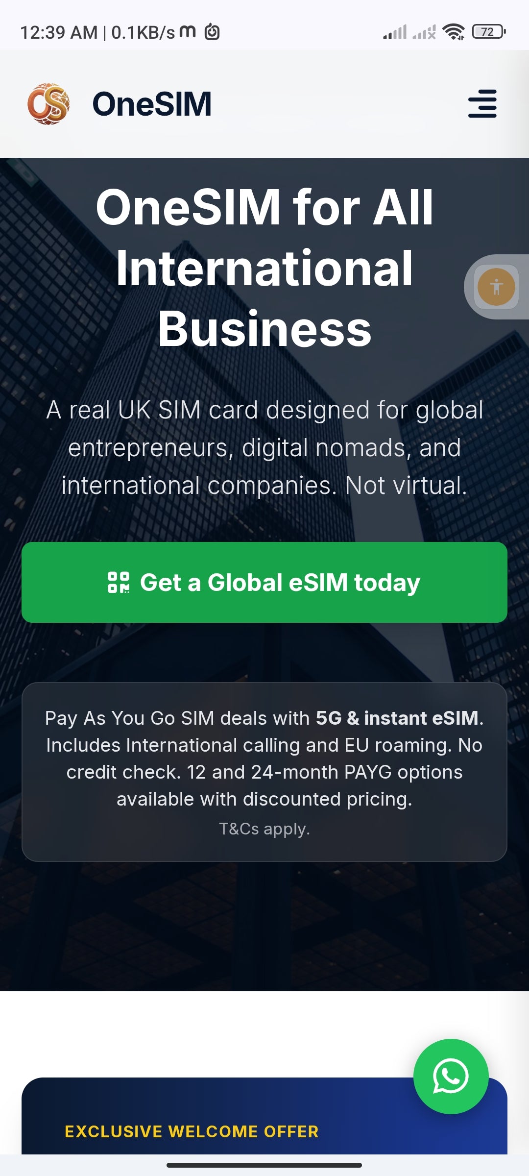 UK ONE SIM